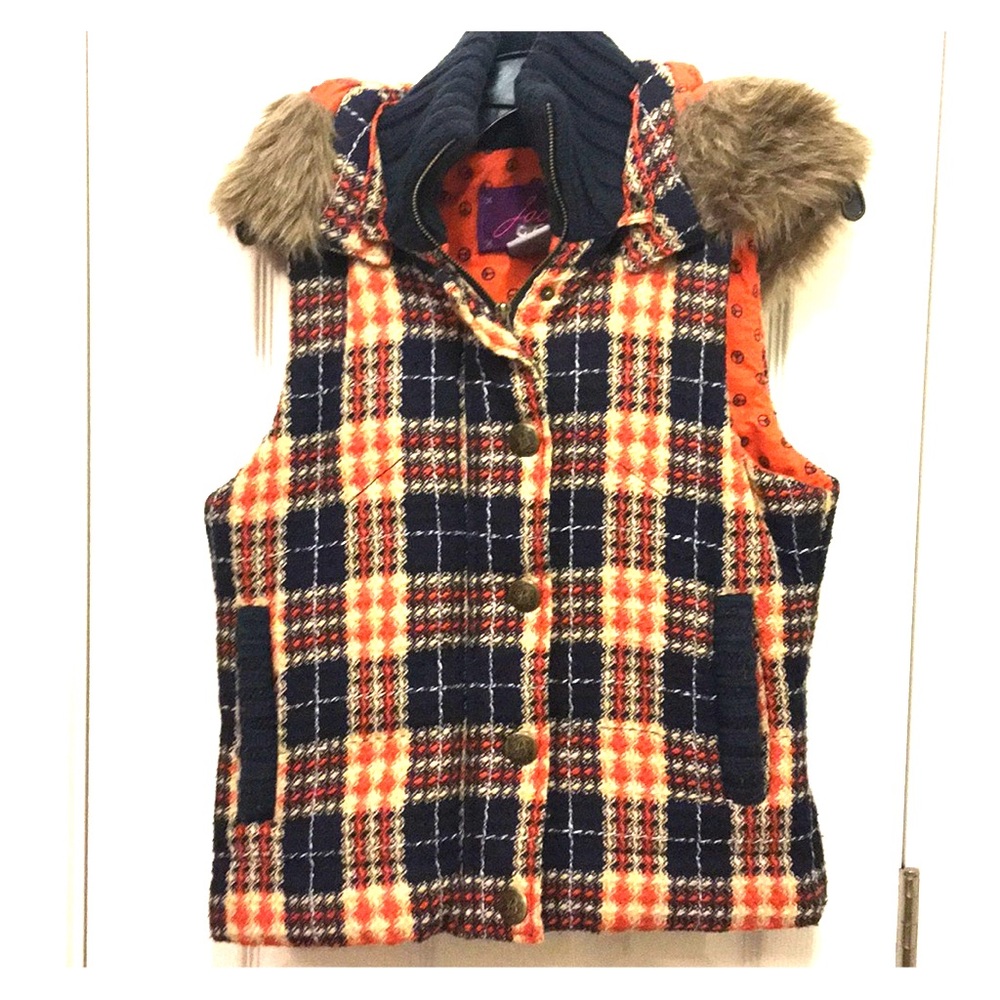 Jack by BB Dakota Plaid Vest